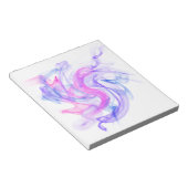 Abstracte rook op het water notitieblok (Schuin)