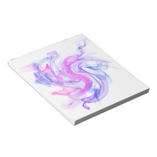 Abstracte rook op het water notitieblok (Schuin)