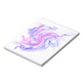 Abstracte rook op het water notitieblok (Linkerzijde)