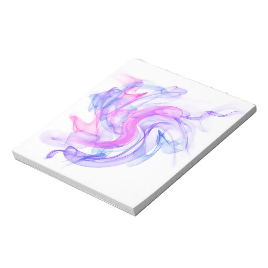 Abstracte rook op het water notitieblok (Linkerzijde)