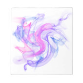 Abstracte rook op het water notitieblok (Voorkant)