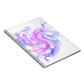 Abstracte rook op het water notitieboek (Rechterzijde)