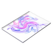 Abstracte rook op het water notitieboek (Linkerzijde)