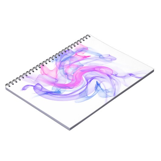 Abstracte rook op het water notitieboek (Linkerzijde)