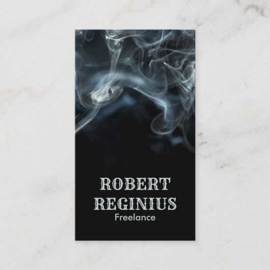 Abstracte rookhkko visitekaartje (Voorkant)