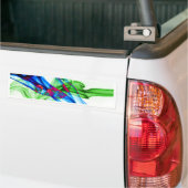 Abstracte rookkunst Fotografie Bumpersticker (Op Truck)