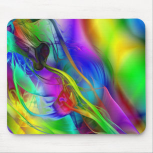 Abstracte rookkunst muismat