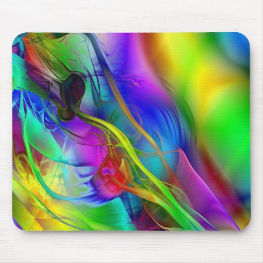 Abstracte rookkunst muismat (Voorkant)