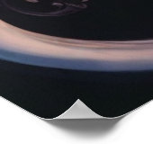 Abstracte rookwervelingen | Poster voor Moderne Ku (Hoek)