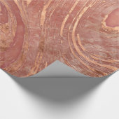 Abstracte Roos, marmer en kwartskristal textuur Cadeaupapier (Hoek)