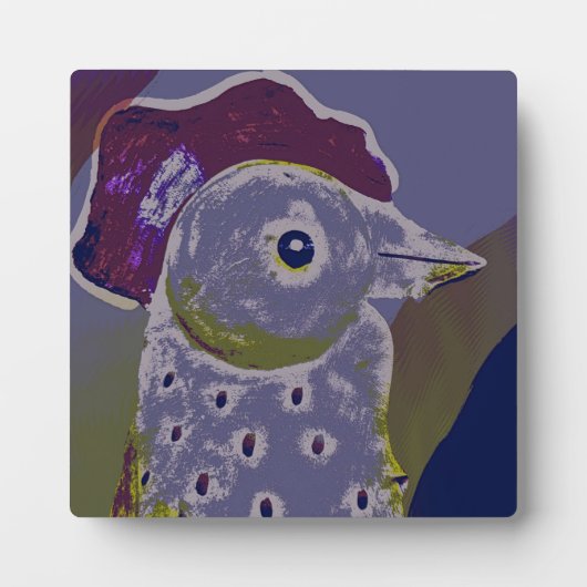 Abstracte Rooster 2 Fotoplaat (Voorkant)