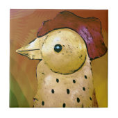 Abstracte Rooster 5 Tegeltje (Voorkant)