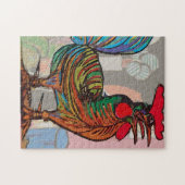 Abstracte Rooster, Morning Call, Jigzaag Puzzle Legpuzzel (Horizontaal)