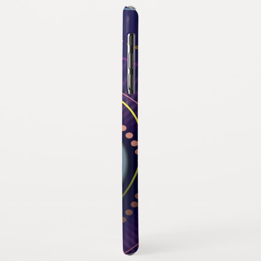 Abstracte Rotary Dial Phone Case (Achterkant/links)