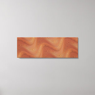 Abstracte rotatiedruppellijnen - canvas afdruk