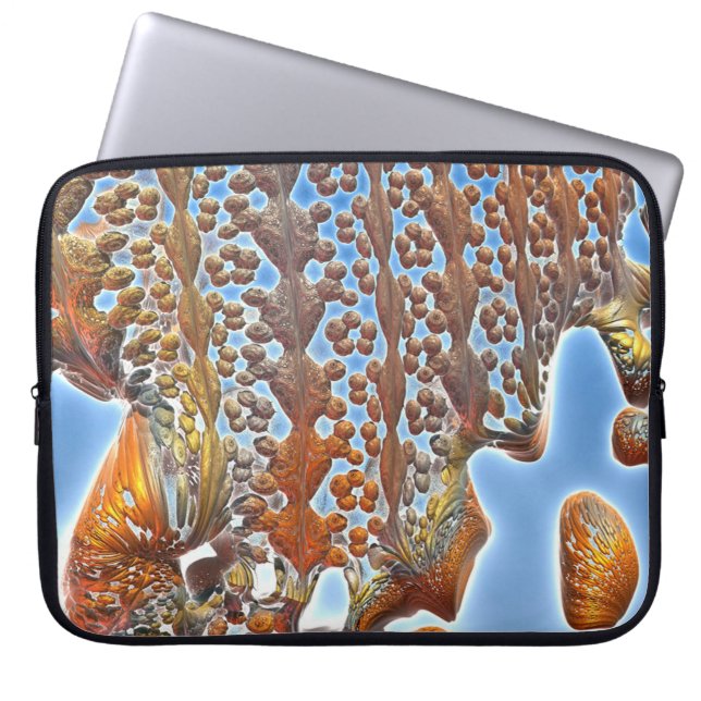 Abstracte Rotspoel Laptop Sleeve (Voorkant)