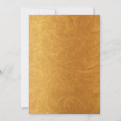 Abstracte Royal Navy blauw en goud kleurrijke brui Kaart (Achterkant)