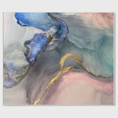 Abstracte roze blauwe achtergrond met prachtige vl cadeaupapier (Vlak)