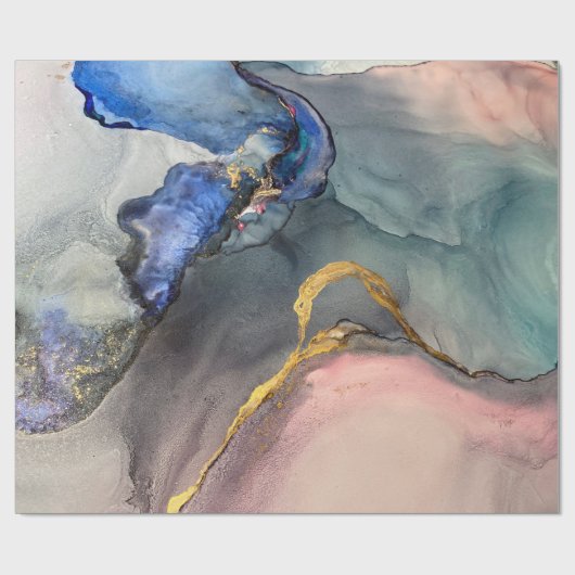 Abstracte roze blauwe achtergrond met prachtige vl cadeaupapier (Vlak)