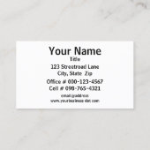 Abstracte Roze Blauwe Silky Streaks Professional Visitekaartje (Achterkant)