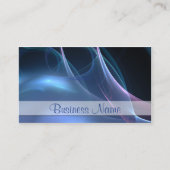 Abstracte Roze Blauwe Silky Streaks Professional Visitekaartje (Voorkant)