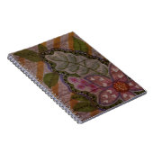 Abstracte Roze Bloem Notitieboek (Rechterzijde)