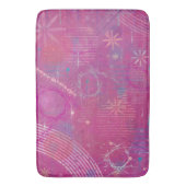 Abstracte Roze Dromen Badmat (Voorkant Verticaal)