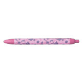 Abstracte roze en paarse vormen aangepaste pennen (Voorkant)