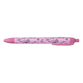 Abstracte roze en paarse vormen aangepaste pennen (Bodem)