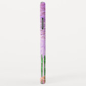 Abstracte roze Folie Flowers Case-Mate iPhone Case (Achterkant/rechts)