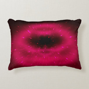 Abstracte roze fractale samenstelling. Magische ex Accent Kussen
