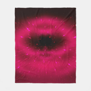 Abstracte roze fractale samenstelling. Magische ex Fleece Deken
