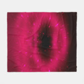 Abstracte roze fractale samenstelling. Magische ex Fleece Deken (Voorkant (Horizontaal))