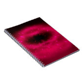 Abstracte roze fractale samenstelling. Magische ex Notitieboek (Rechterzijde)