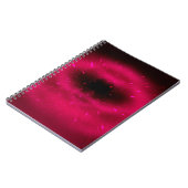 Abstracte roze fractale samenstelling. Magische ex Notitieboek (Linkerzijde)
