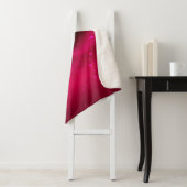 Abstracte roze fractale samenstelling. Magische ex Sherpa Deken (In situ)