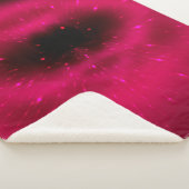 Abstracte roze fractale samenstelling. Magische ex Sherpa Deken (3/4)