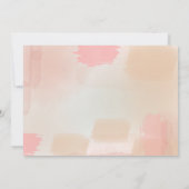 Abstracte roze generieke feestelijke viering kaart (Achterkant)