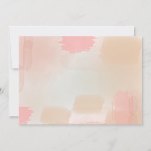 Abstracte roze generieke feestviering kaart (Achterkant)