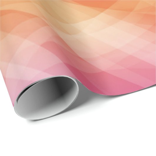 Abstracte roze geometrische achtergrond cadeaupapier (Rol Hoek)