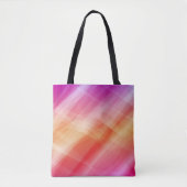 Abstracte roze geometrische achtergrond tote bag (Voorkant)