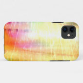 Abstracte roze goudkunst Case-Mate iPhone case (Achterkant (horizontaal))