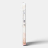 Abstracte roze goudkunst Case-Mate iPhone case (Achterkant / Links)