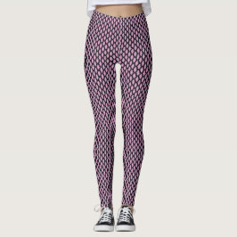 Abstracte roze grafische Leggings voor All-Over Pr