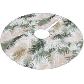 Abstracte roze groene kerstbomen kerstboom rok (Gekanteld)