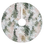 Abstracte roze groene kerstbomen kerstboom rok (Voorkant)