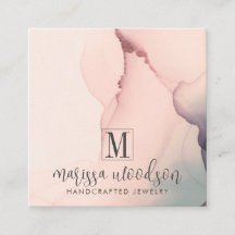 Abstracte roze juwelenvormer Display Kaart