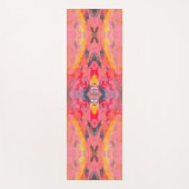 Abstracte roze Kaleidoscoop Yogamat (Voorkant)