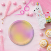 Abstracte roze kleuren papieren bordje (Feest)