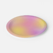 Abstracte roze kleuren papieren bordje (Gekanteld)